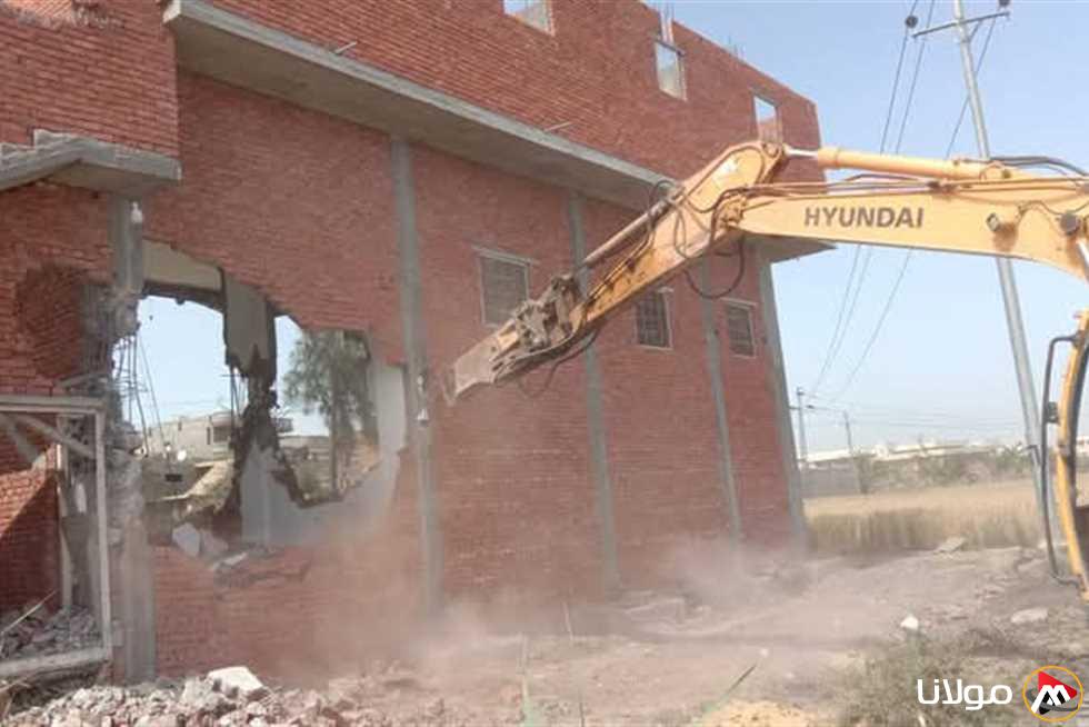 إزالة تسع تعديات على الأراضي الزراعية في محافظة الغربية