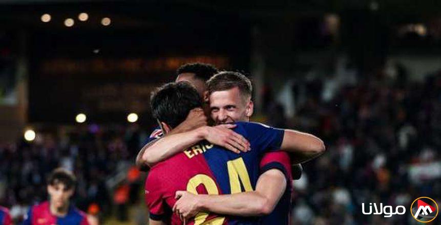 برشلونة ينتصر على بلد الوليد في المباراة الأخيرة قبل لقاء إنتر ميلان المرتقب