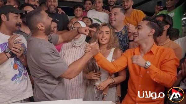 شيماء سيف ورانيا منصور تتألقان كضيوف في العرض الخاص لفيلم “ريستارت” مع تامر حسني وهنا الزاهد