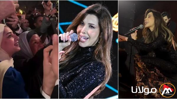 نانسي عجرم تغني مع سيدة في لحظة تفاعل مميزة