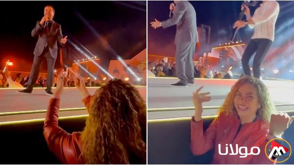 ألفت عمر تتألق برقصها مع راغب علامة في أحدث حفلاته وتثير ضجة على إنستجرام