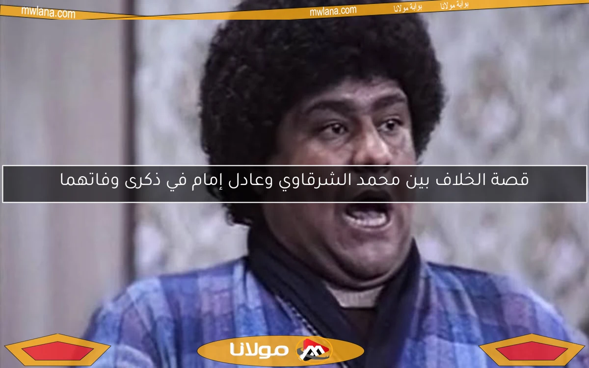 قصة الخلاف بين محمد الشرقاوي وعادل إمام في ذكرى وفاتهما