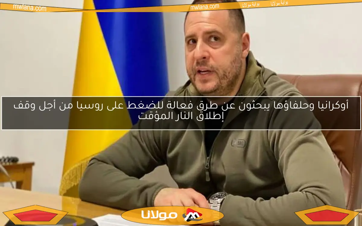 أوكرانيا وحلفاؤها يبحثون عن طرق فعالة للضغط على روسيا من أجل وقف إطلاق النار المؤقت