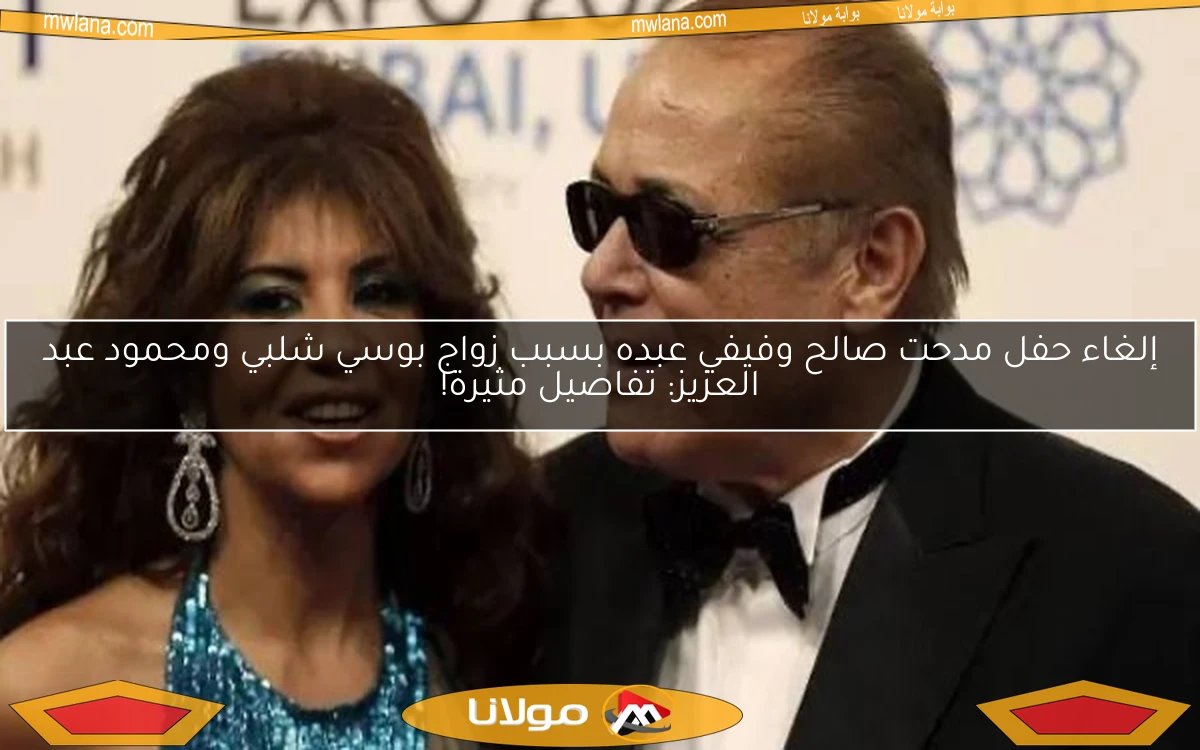 إلغاء حفل مدحت صالح وفيفي عبده بسبب زواج بوسي شلبي ومحمود عبد العزيز: تفاصيل مثيرة!