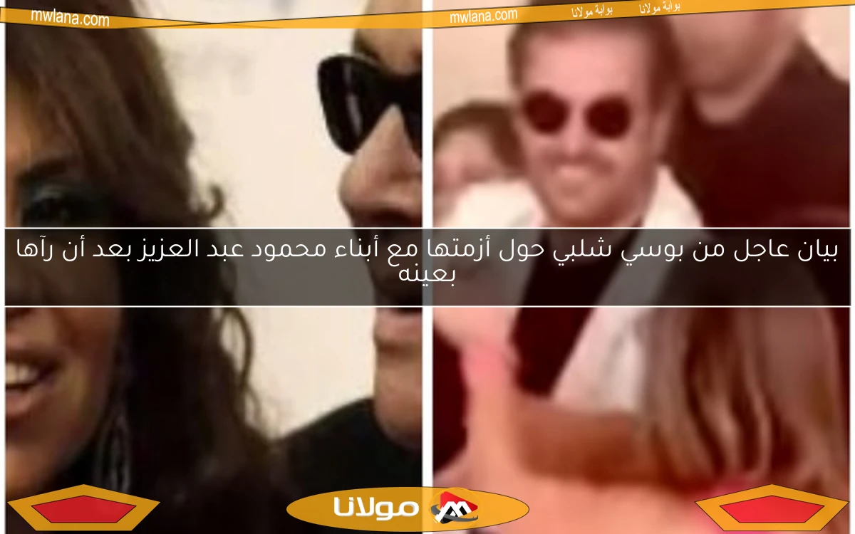 بيان عاجل من بوسي شلبي حول أزمتها مع أبناء محمود عبد العزيز بعد أن رآها بعينه