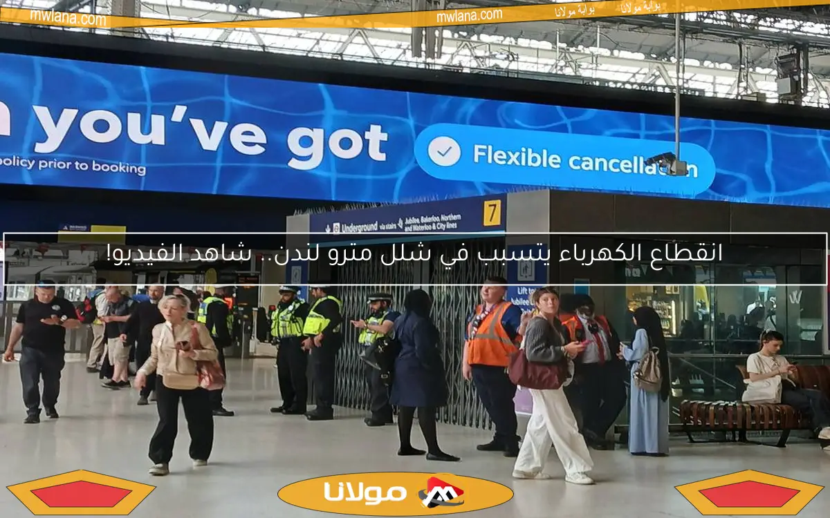 انقطاع الكهرباء يتسبب في شلل مترو لندن.. شاهد الفيديو!