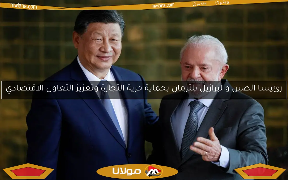 رئيسا الصين والبرازيل يلتزمان بحماية حرية التجارة وتعزيز التعاون الاقتصادي