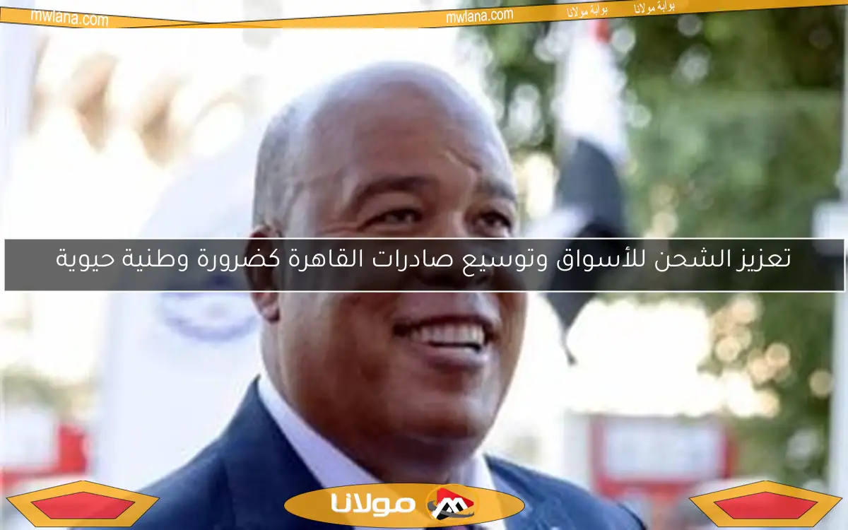 تعزيز الشحن للأسواق وتوسيع صادرات القاهرة كضرورة وطنية حيوية
