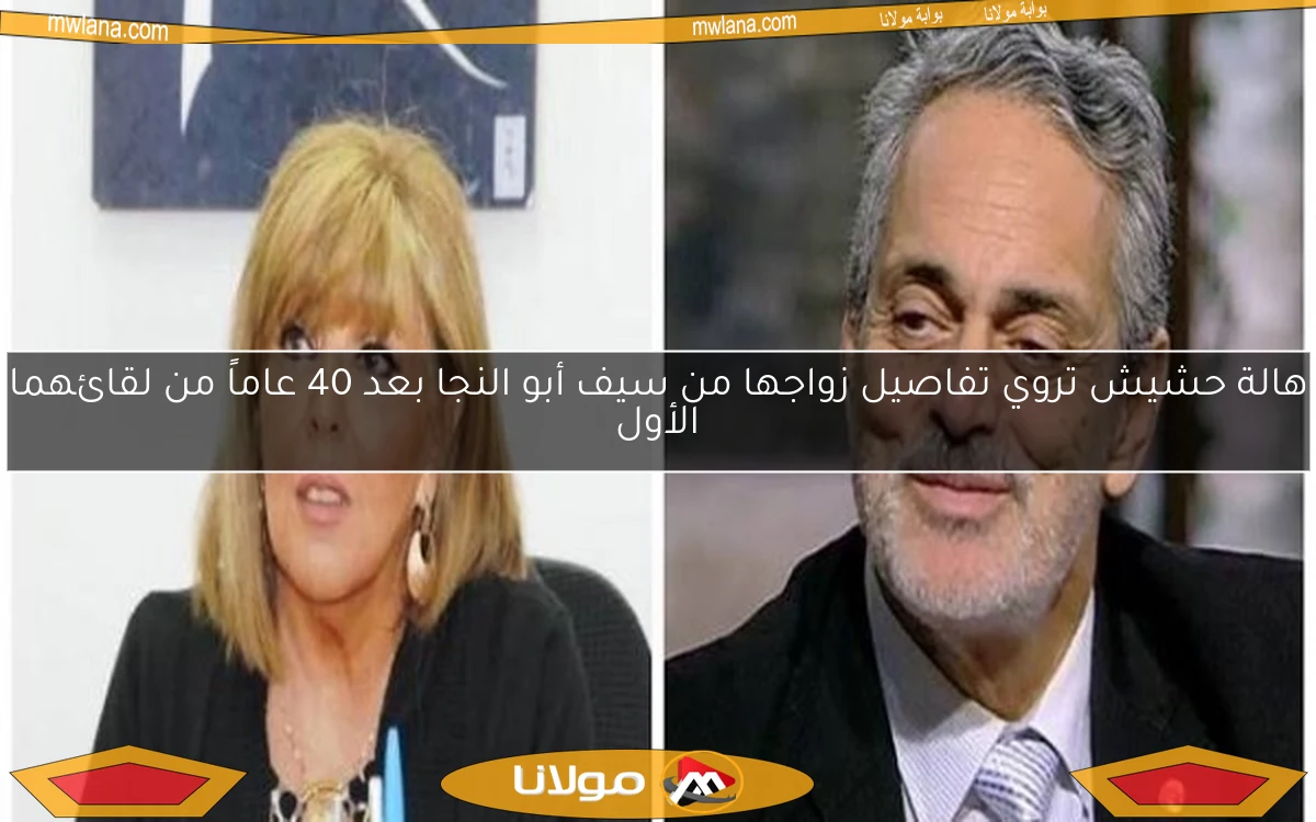 هالة حشيش تروي تفاصيل زواجها من سيف أبو النجا بعد 40 عاماً من لقائهما الأول