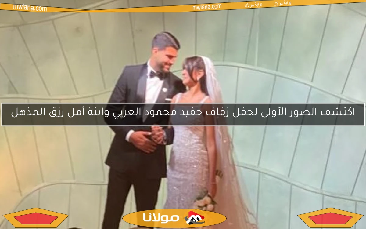 اكتشف الصور الأولى لحفل زفاف حفيد محمود العربي وابنة أمل رزق المذهل