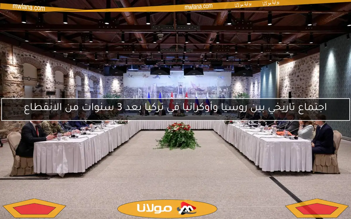 اجتماع تاريخي بين روسيا وأوكرانيا في تركيا بعد 3 سنوات من الانقطاع