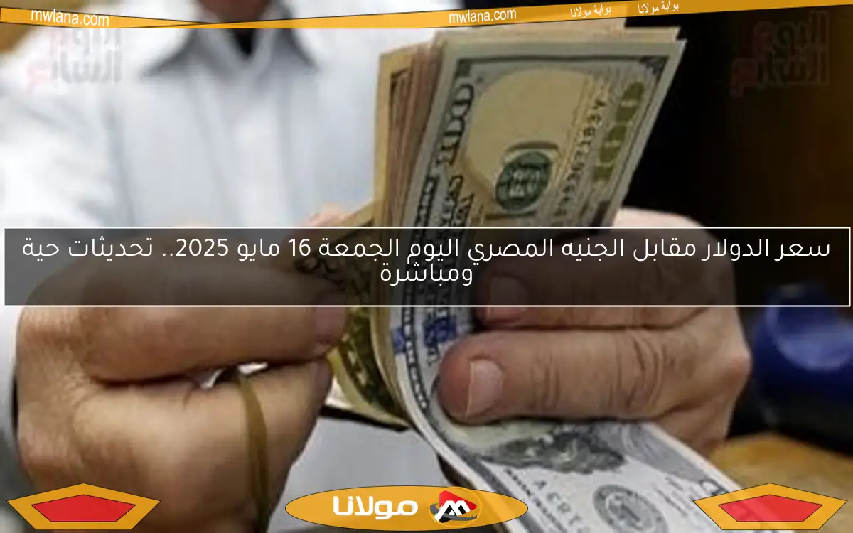 سعر الدولار مقابل الجنيه المصري اليوم الجمعة 16 مايو 2025.. تحديثات حية ومباشرة