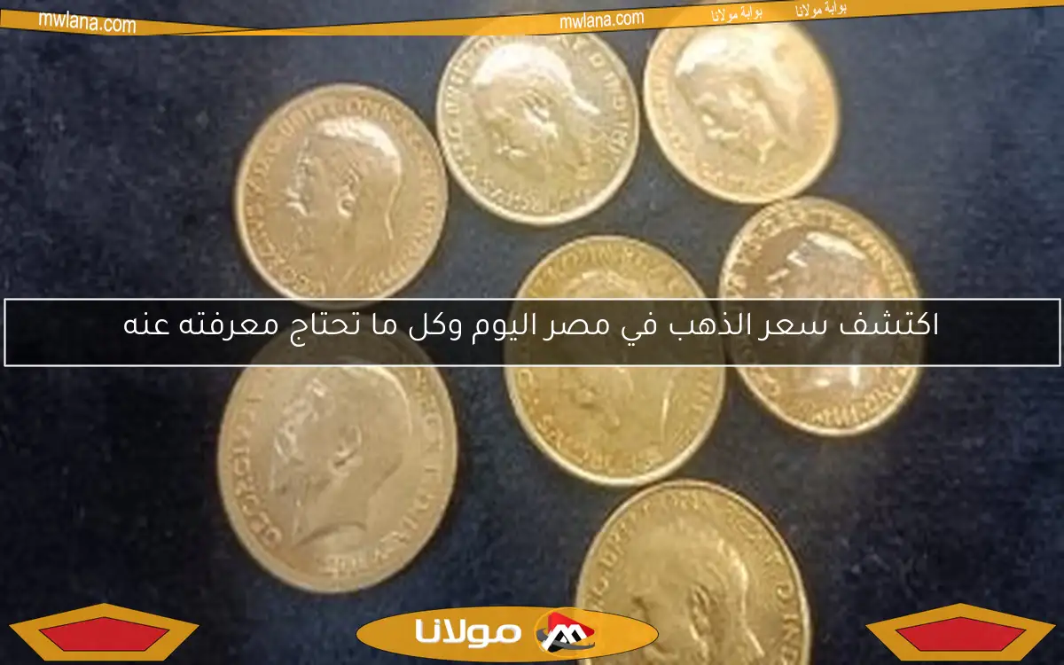 اكتشف سعر الذهب في مصر اليوم وكل ما تحتاج معرفته عنه
