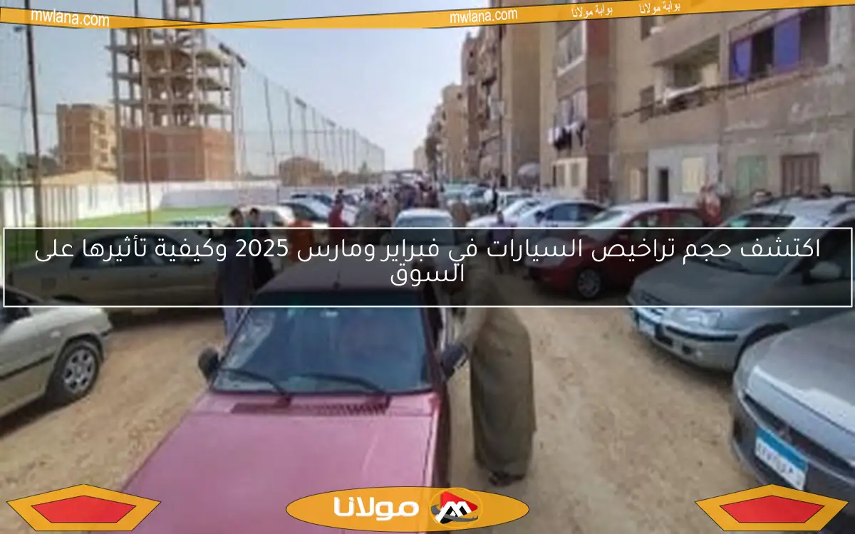 اكتشف حجم تراخيص السيارات في فبراير ومارس 2025 وكيفية تأثيرها على السوق