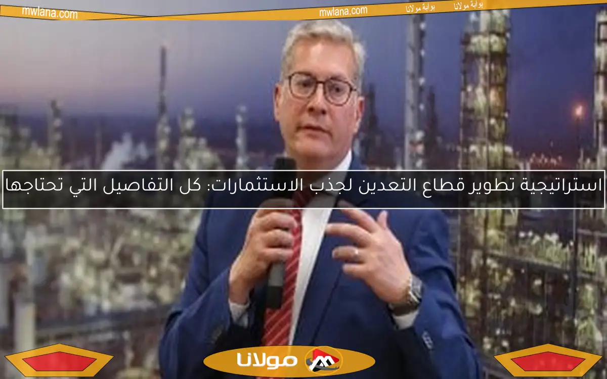 استراتيجية تطوير قطاع التعدين لجذب الاستثمارات: كل التفاصيل التي تحتاجها