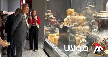 نائب وزير الخارجية التايلاندي يكتشف تاريخ المتحف اليوناني الروماني في الإسكندرية