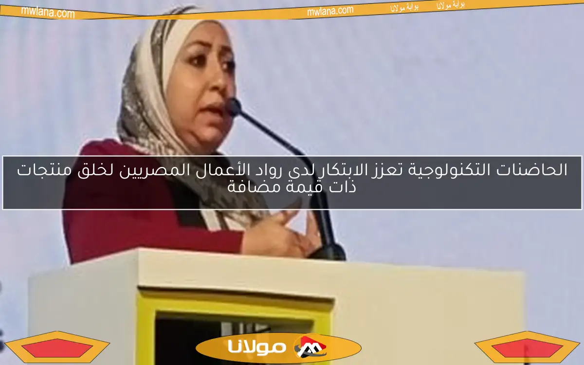 الحاضنات التكنولوجية تعزز الابتكار لدى رواد الأعمال المصريين لخلق منتجات ذات قيمة مضافة