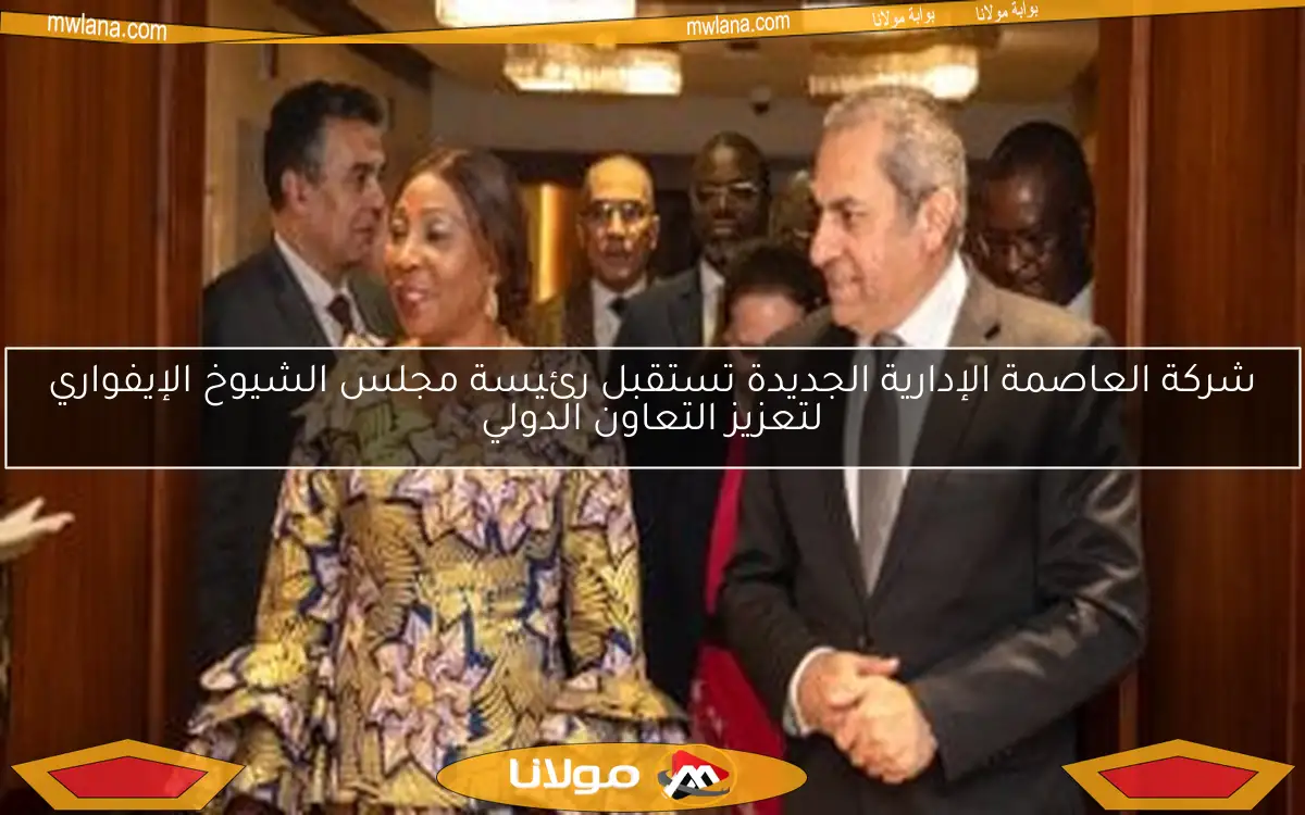 شركة العاصمة الإدارية الجديدة تستقبل رئيسة مجلس الشيوخ الإيفواري لتعزيز التعاون الدولي