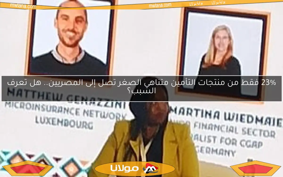 23% فقط من منتجات التأمين متناهي الصغر تصل إلى المصريين.. هل تعرف السبب؟