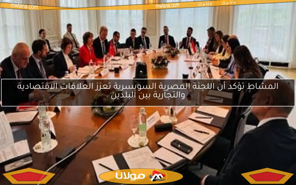 المشاط تؤكد أن اللجنة المصرية السويسرية تعزز العلاقات الاقتصادية والتجارية بين البلدين