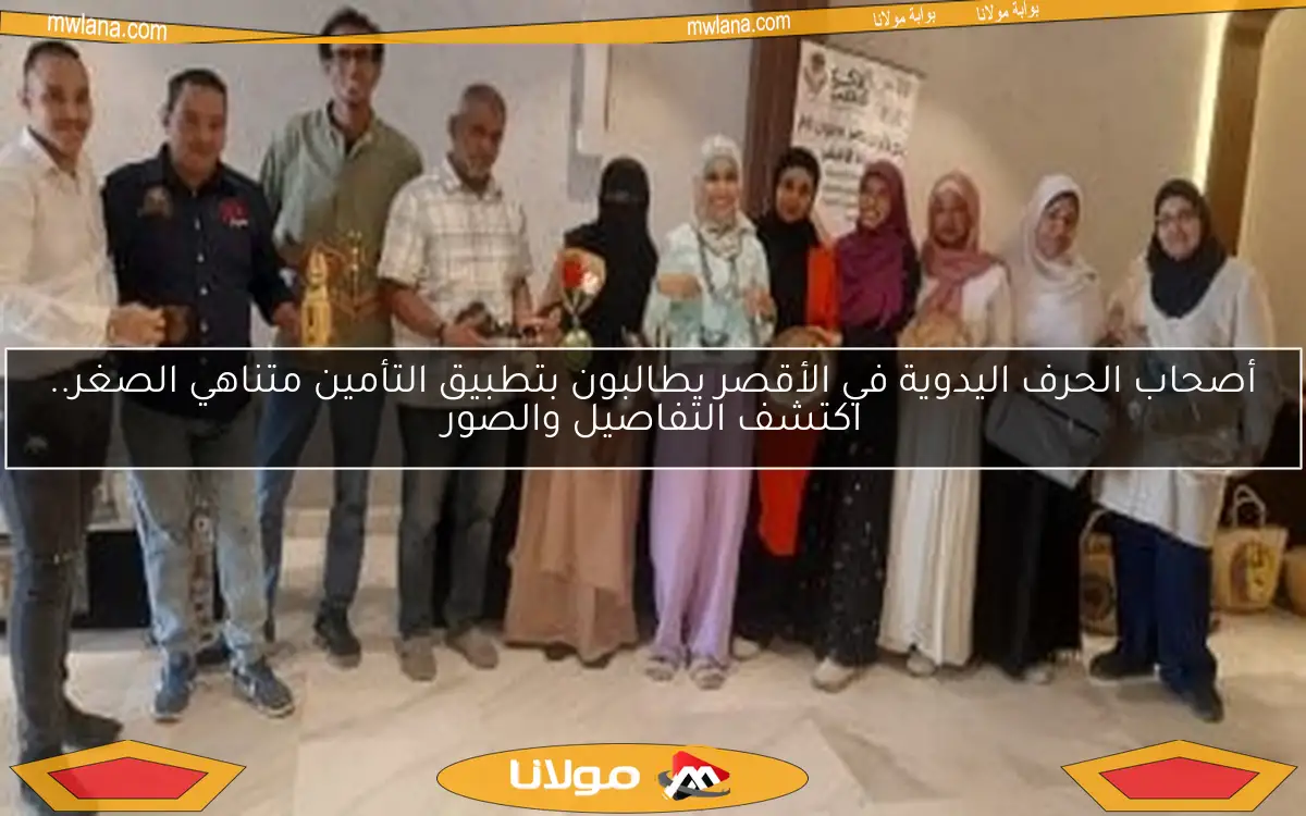 أصحاب الحرف اليدوية في الأقصر يطالبون بتطبيق التأمين متناهي الصغر.. اكتشف التفاصيل والصور