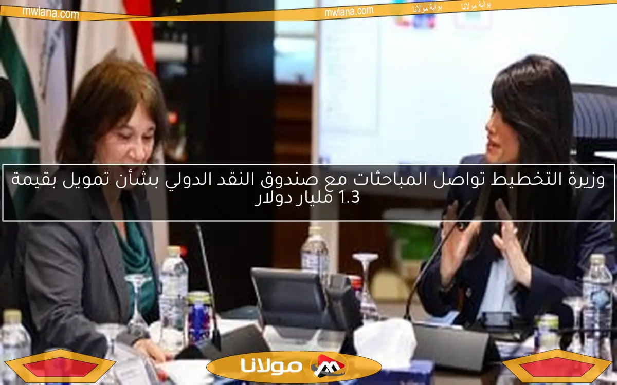 وزيرة التخطيط تواصل المباحثات مع صندوق النقد الدولي بشأن تمويل بقيمة 1.3 مليار دولار