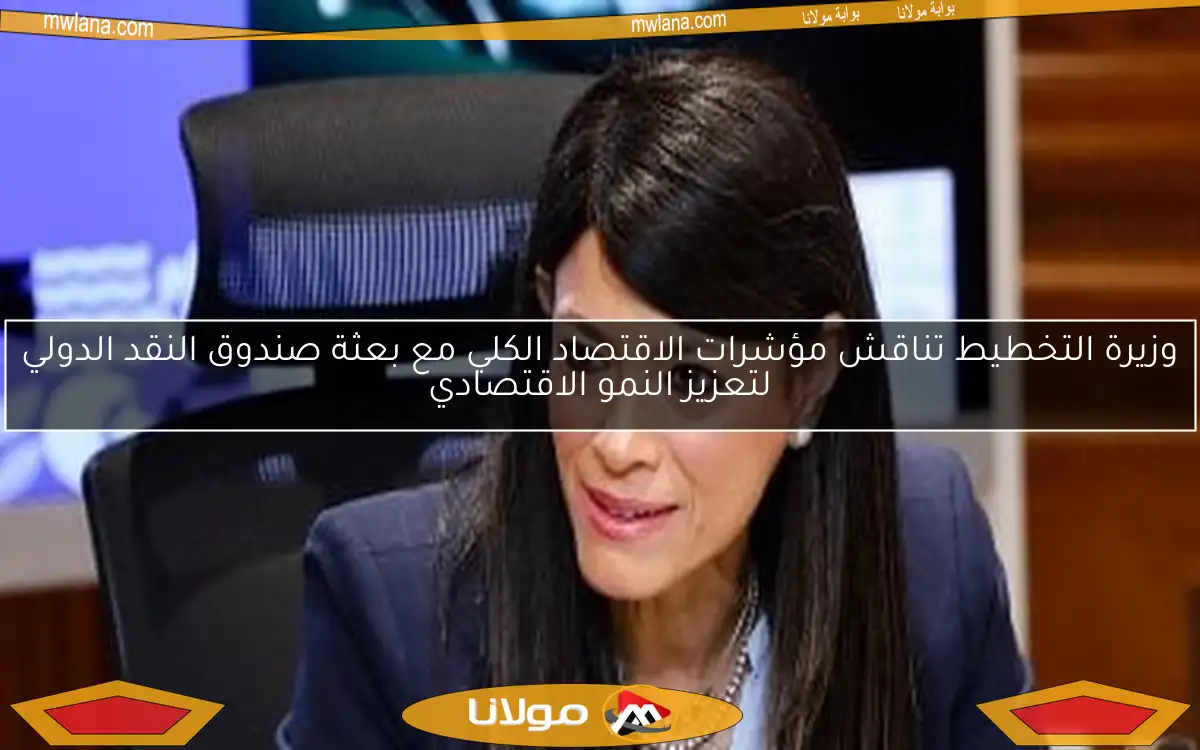 وزيرة التخطيط تناقش مؤشرات الاقتصاد الكلي مع بعثة صندوق النقد الدولي لتعزيز النمو الاقتصادي