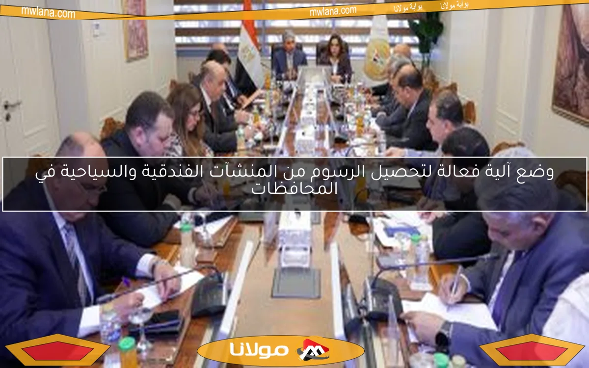 وضع آلية فعالة لتحصيل الرسوم من المنشآت الفندقية والسياحية في المحافظات