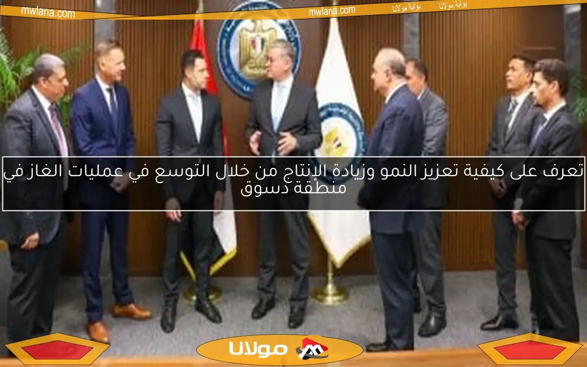 تعرف على كيفية تعزيز النمو وزيادة الإنتاج من خلال التوسع في عمليات الغاز في منطقة دسوق