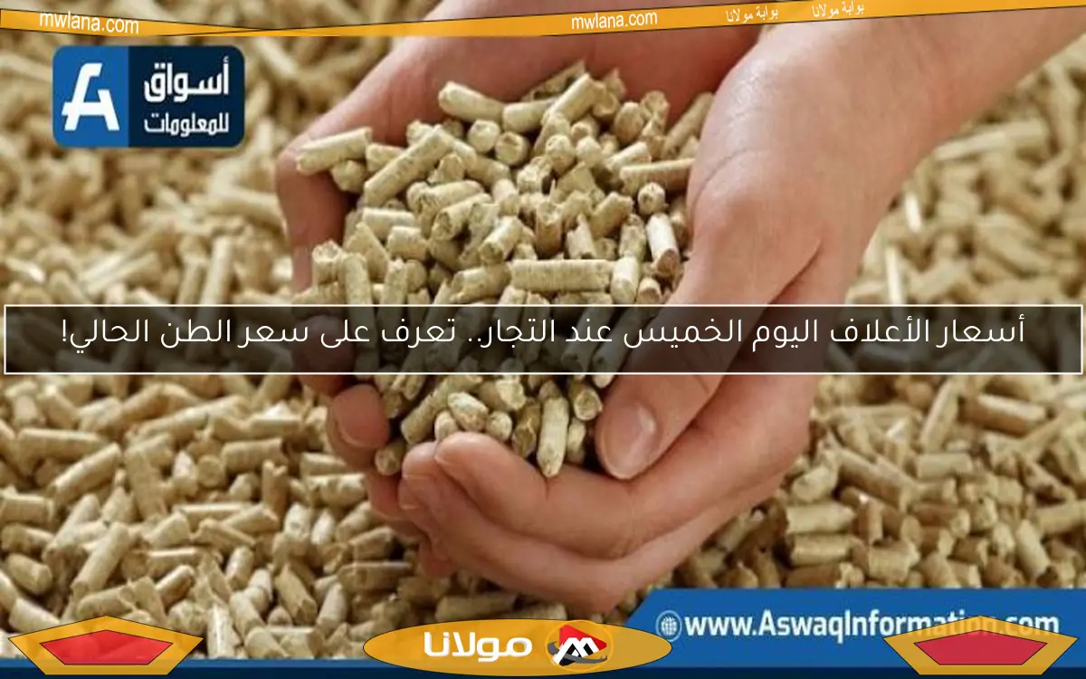أسعار الأعلاف اليوم الخميس عند التجار.. تعرف على سعر الطن الحالي!