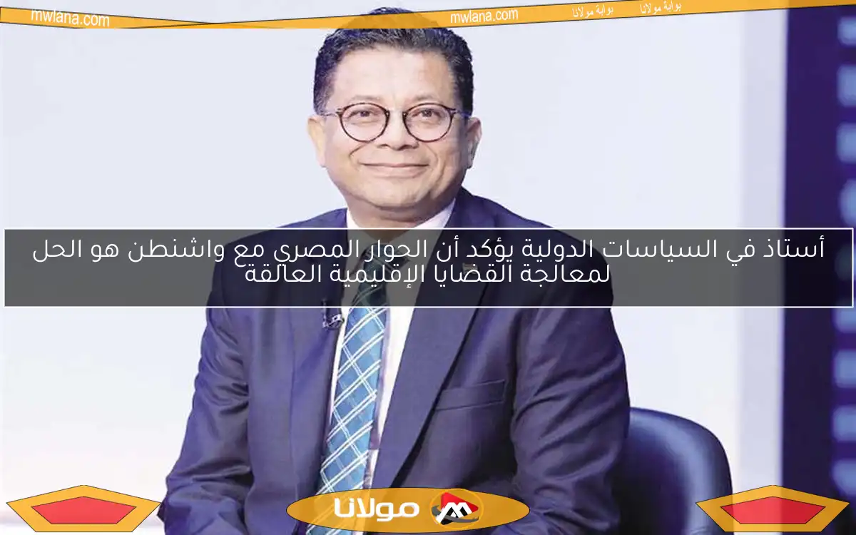 أستاذ في السياسات الدولية يؤكد أن الحوار المصري مع واشنطن هو الحل لمعالجة القضايا الإقليمية العالقة