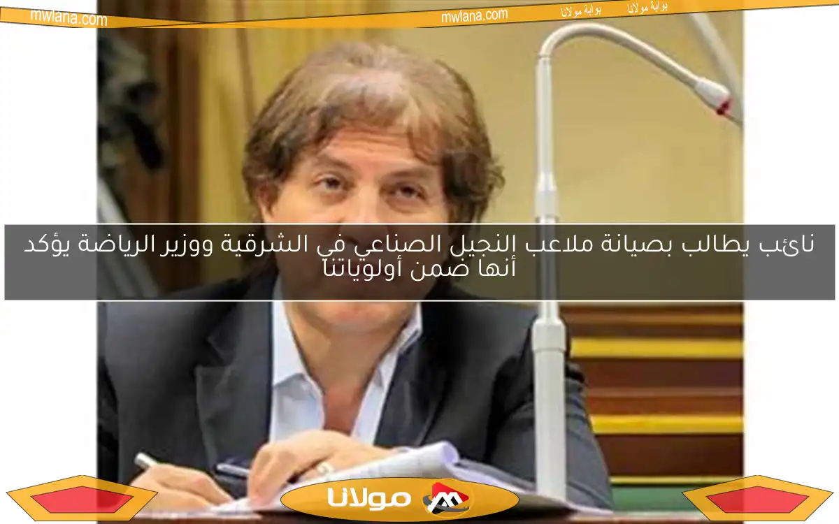 نائب يطالب بصيانة ملاعب النجيل الصناعي في الشرقية ووزير الرياضة يؤكد أنها ضمن أولوياتنا