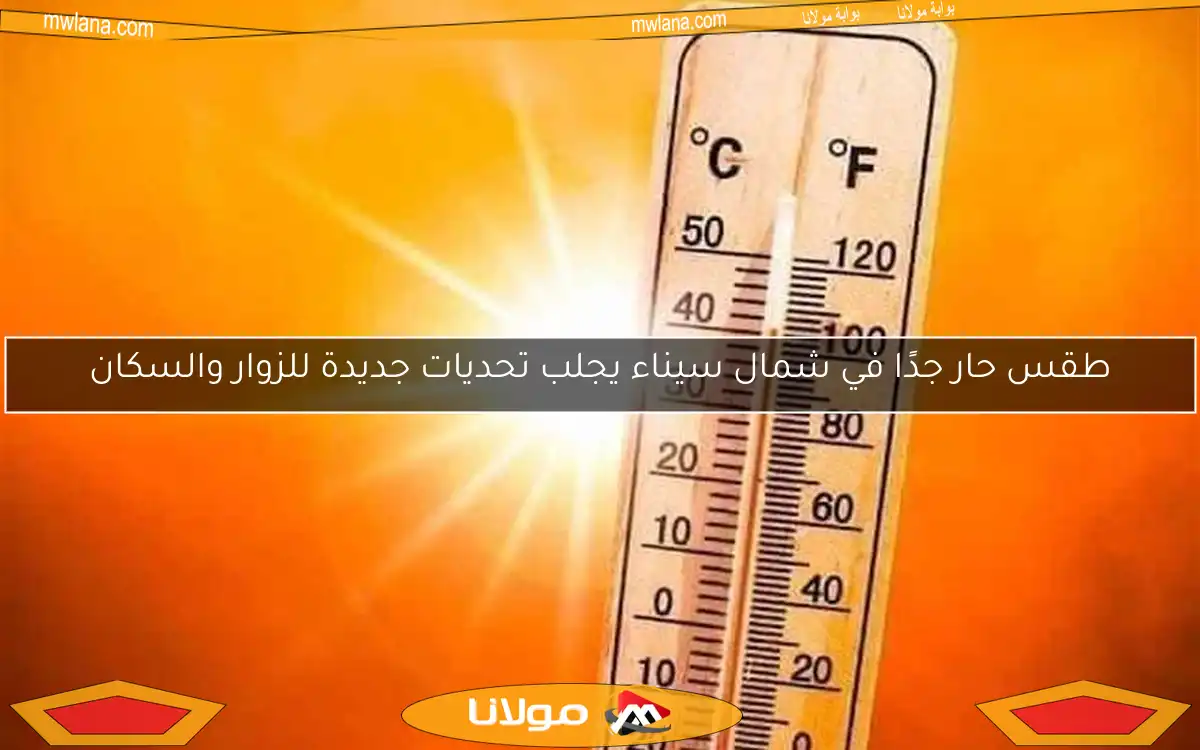 طقس حار جدًا في شمال سيناء يجلب تحديات جديدة للزوار والسكان