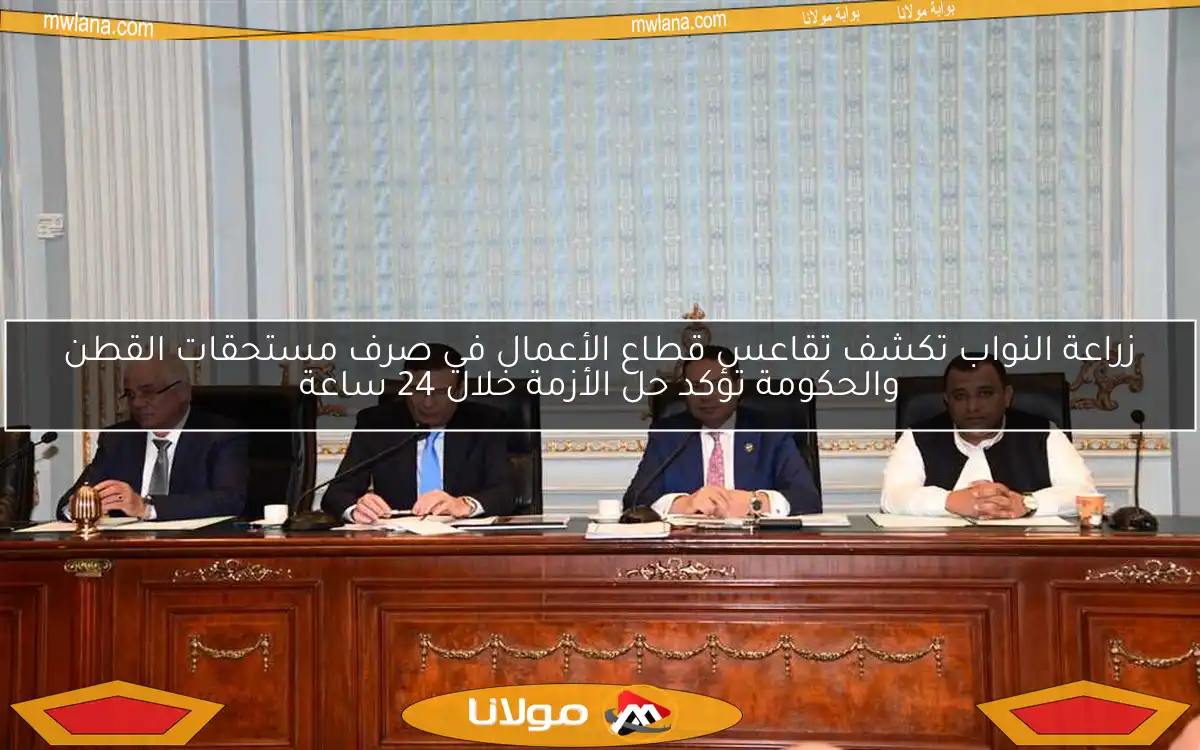 زراعة النواب تكشف تقاعس قطاع الأعمال في صرف مستحقات القطن والحكومة تؤكد حل الأزمة خلال 24 ساعة