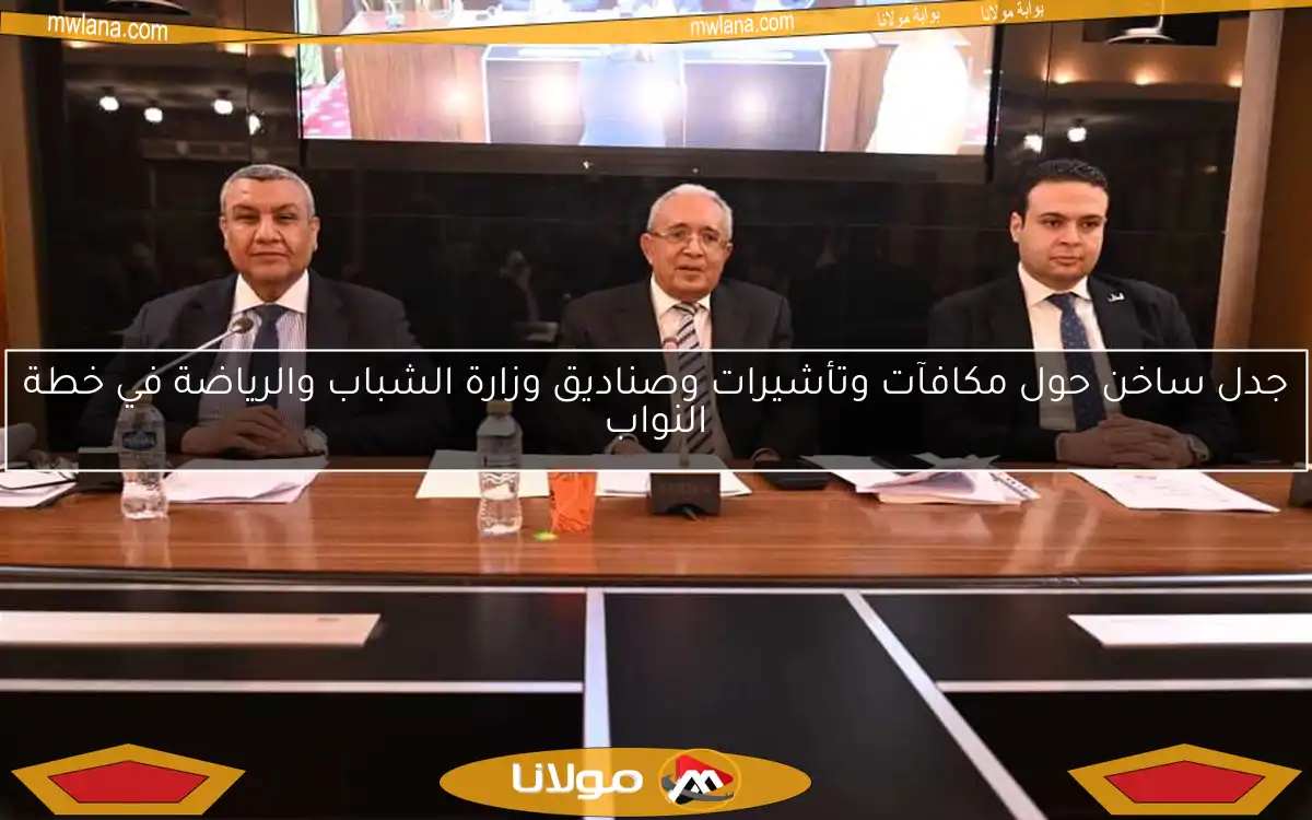 جدل ساخن حول مكافآت وتأشيرات وصناديق وزارة الشباب والرياضة في خطة النواب