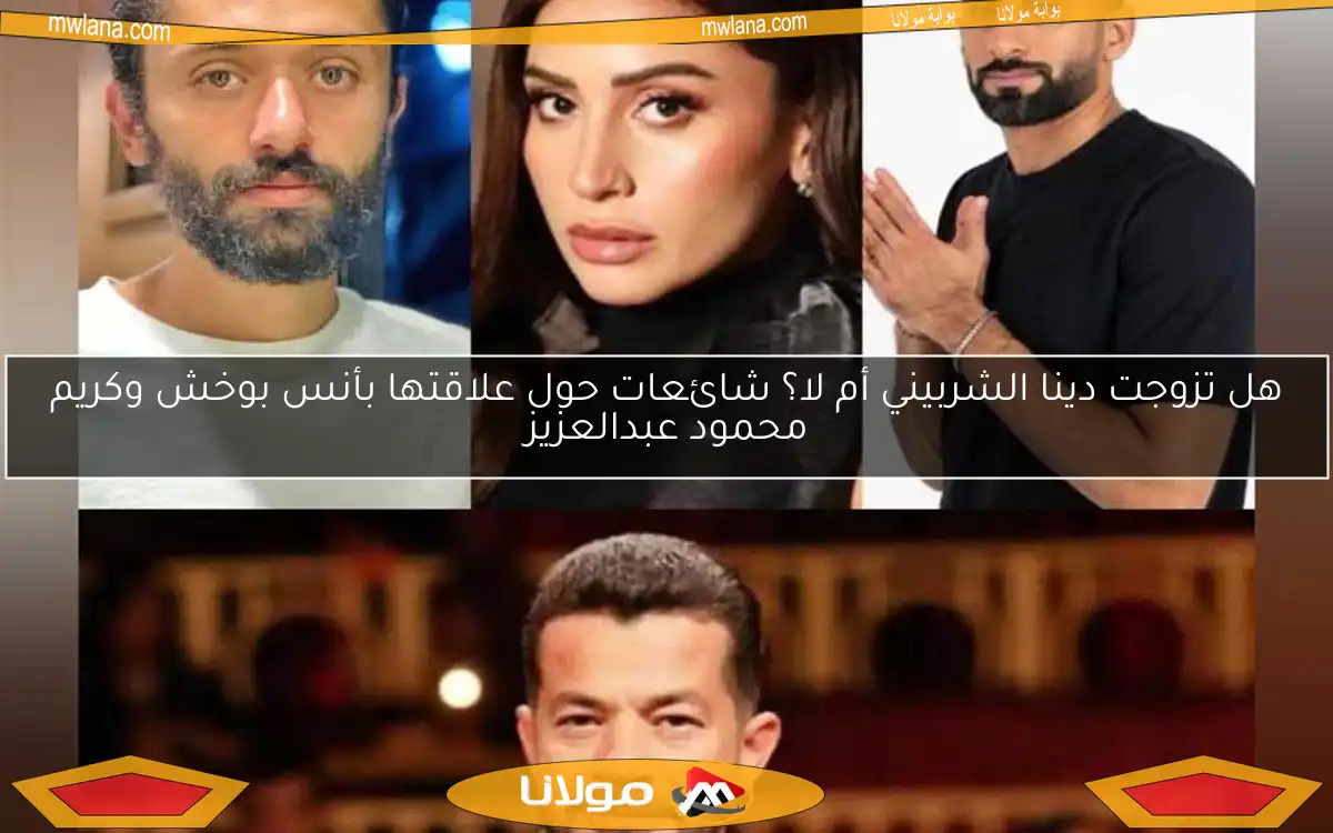 هل تزوجت دينا الشربيني أم لا؟ شائعات حول علاقتها بأنس بوخش وكريم محمود عبدالعزيز