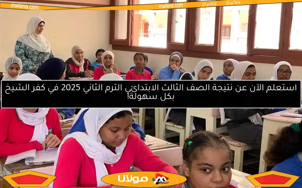 استعلم الآن عن نتيجة الصف الثالث الابتدائي الترم الثاني 2025 في كفر الشيخ بكل سهولة!