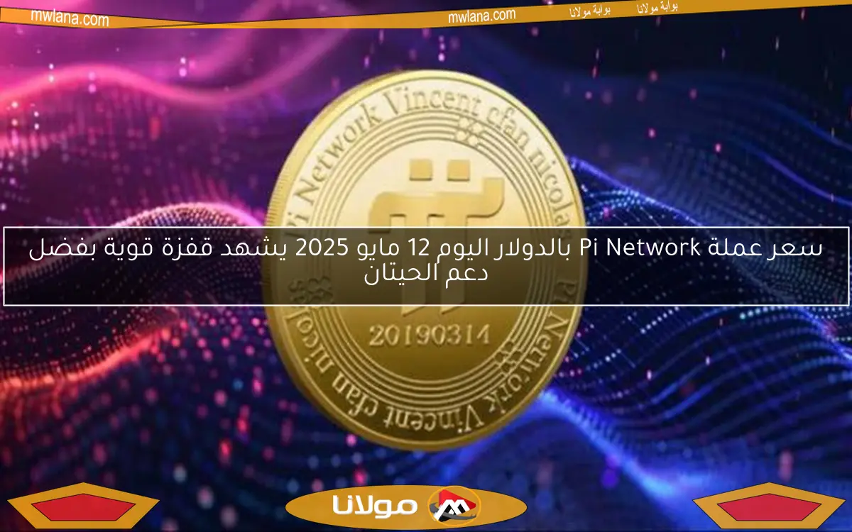 سعر عملة Pi Network بالدولار اليوم 12 مايو 2025 يشهد قفزة قوية بفضل دعم الحيتان