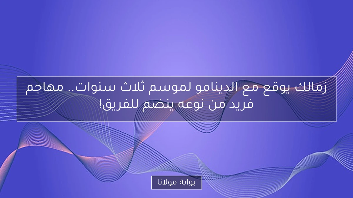 زمالك يوقع مع الدينامو لموسم ثلاث سنوات.. مهاجم فريد من نوعه ينضم للفريق!