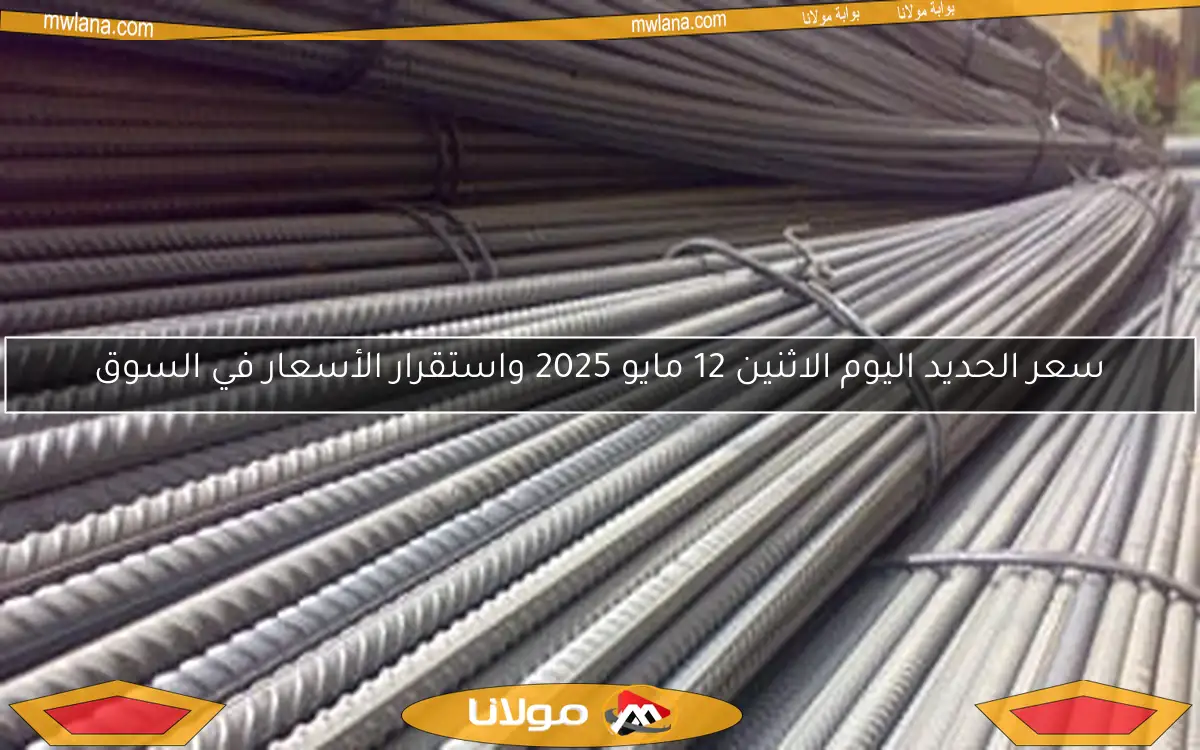 سعر الحديد اليوم الاثنين 12 مايو 2025 واستقرار الأسعار في السوق