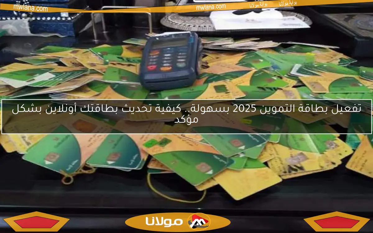 تفعيل بطاقة التموين 2025 بسهولة.. كيفية تحديث بطاقتك أونلاين بشكل مؤكد