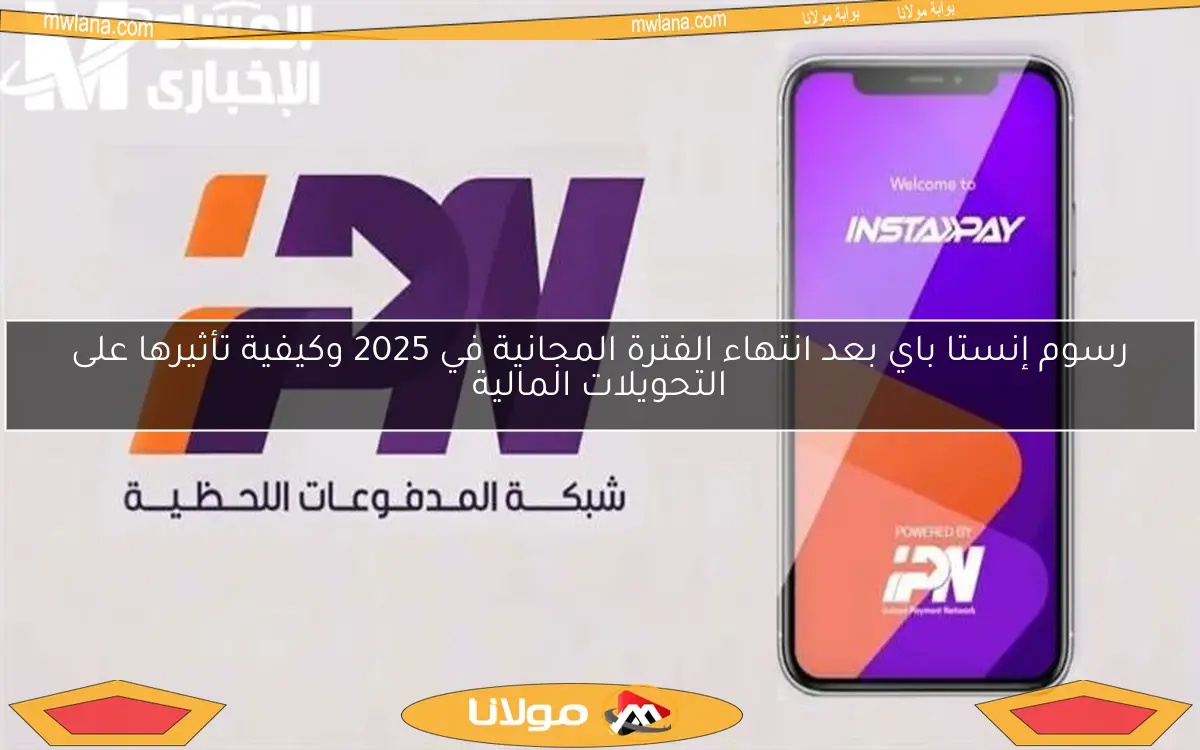 رسوم إنستا باي بعد انتهاء الفترة المجانية في 2025 وكيفية تأثيرها على التحويلات المالية