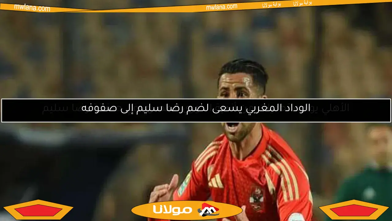 الوداد المغربي يسعى لضم رضا سليم إلى صفوفه