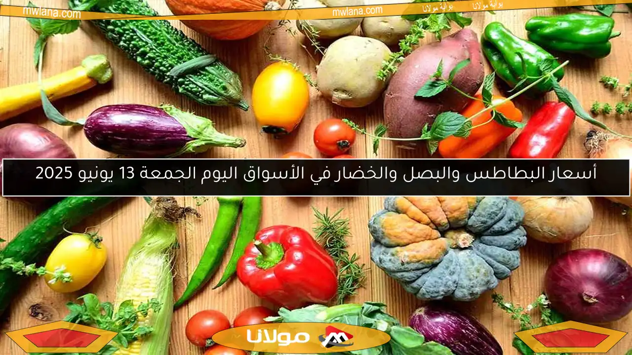 أسعار البطاطس والبصل والخضار في الأسواق اليوم الجمعة 13 يونيو 2025