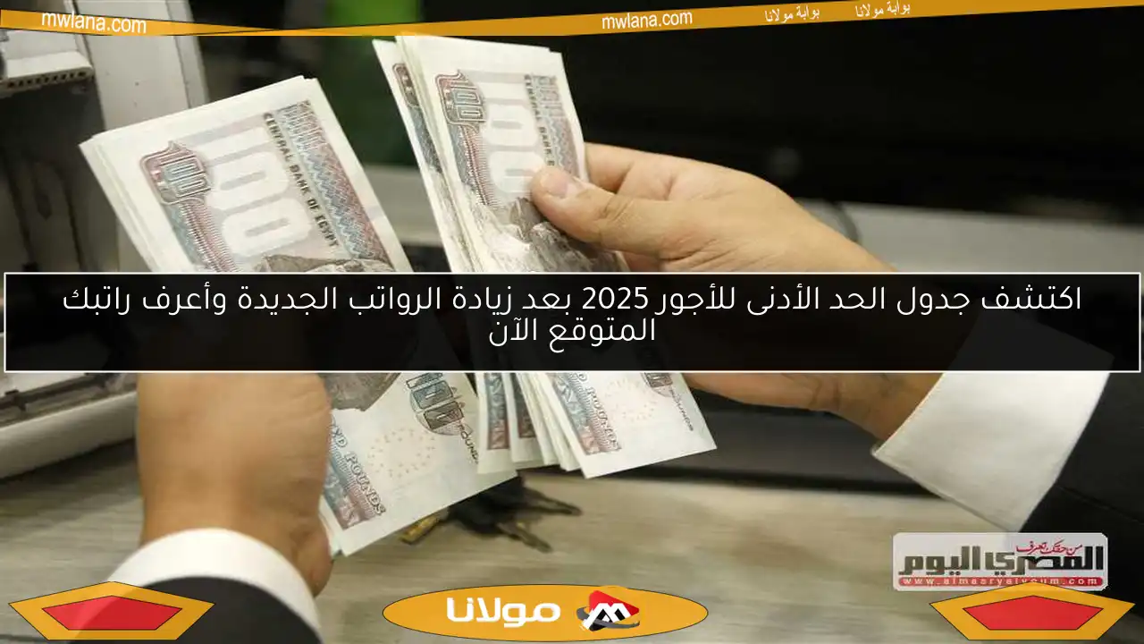 اكتشف جدول الحد الأدنى للأجور 2025 بعد زيادة الرواتب الجديدة وأعرف راتبك المتوقع الآن