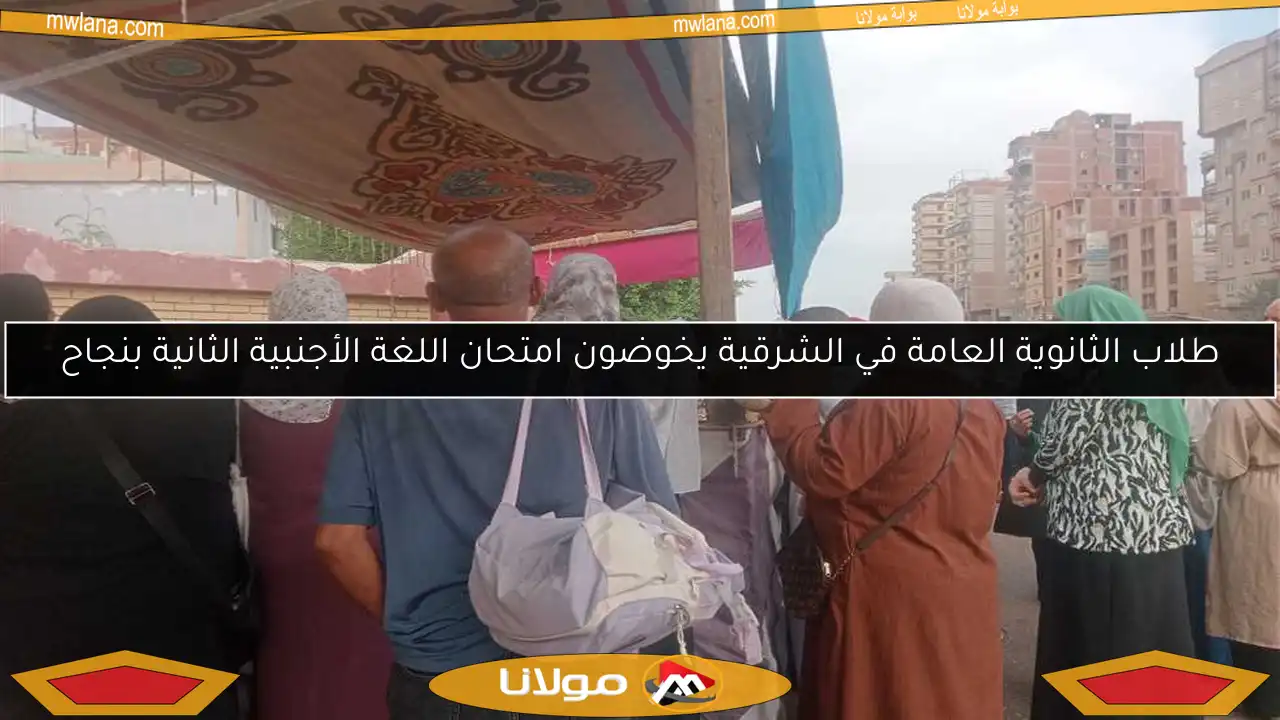 طلاب الثانوية العامة في الشرقية يخوضون امتحان اللغة الأجنبية الثانية بنجاح