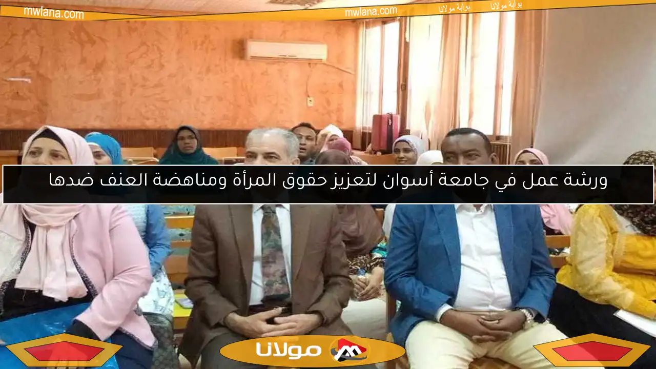 ورشة عمل في جامعة أسوان لتعزيز حقوق المرأة ومناهضة العنف ضدها