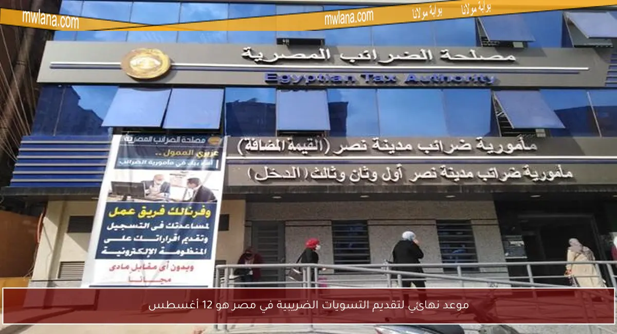 موعد نهائي لتقديم التسويات الضريبية في مصر هو 12 أغسطس