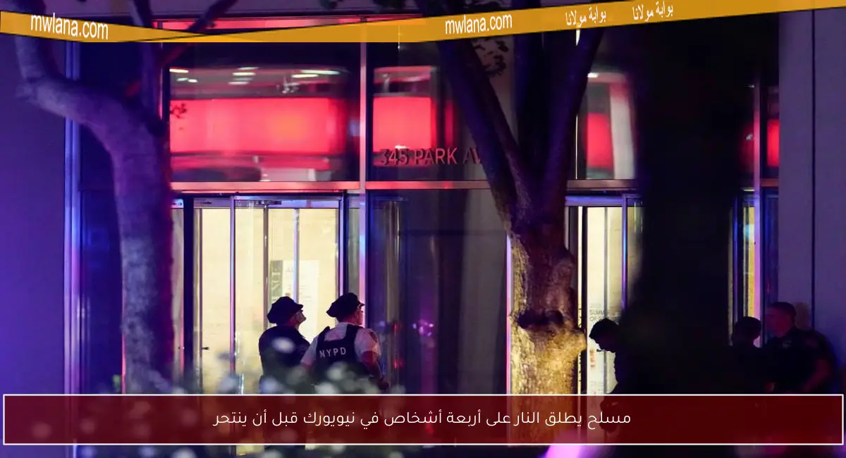 مسلح يطلق النار على أربعة أشخاص في نيويورك قبل أن ينتحر