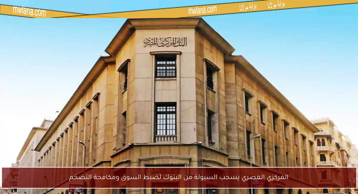 المركزي المصري يسحب السيولة من البنوك لضبط السوق ومكافحة التضخم
